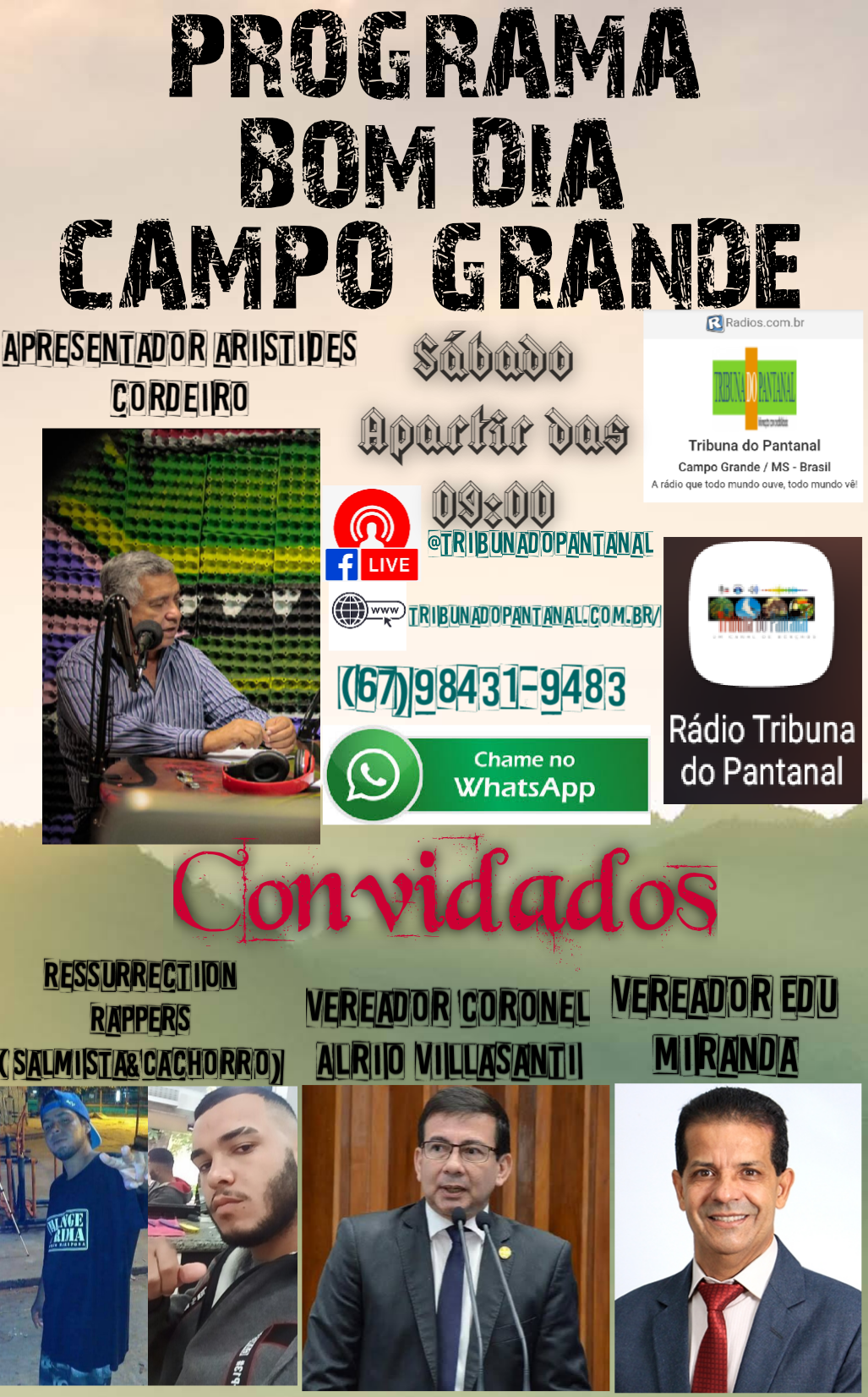 Programa Bom dia Campo Grande de dia 17/07 - TRIBUNA DO PANTANAL
