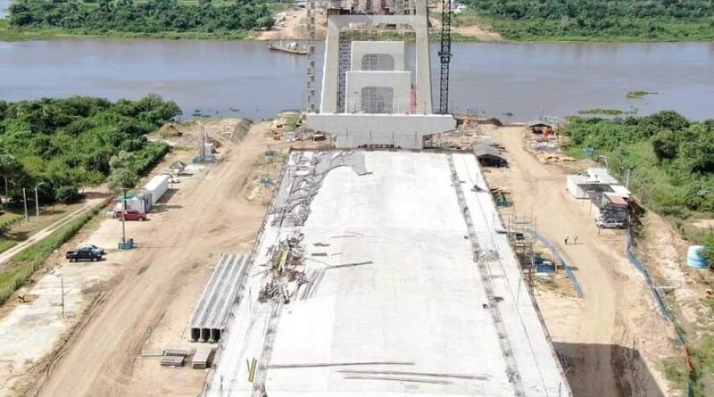 Ponte Bioceânica continua sendo construída no Chaco Paraguaio