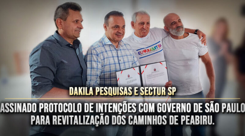 Assinado Protocolo de Intenções com Governo de São Paulo para revitalização dos Caminhos de Peabiru
